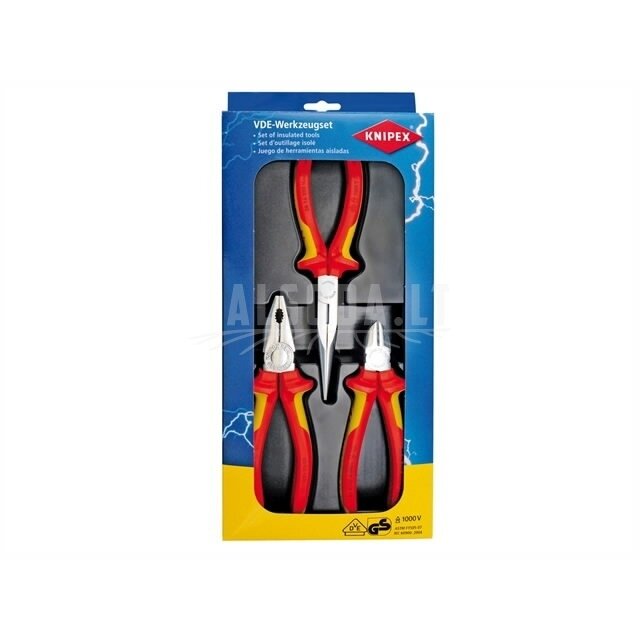 Elektriko replių komplektas VDE SAFETY, Knipex 1 Elektriko replių komplektas VDE SAFETY, Knipex 1