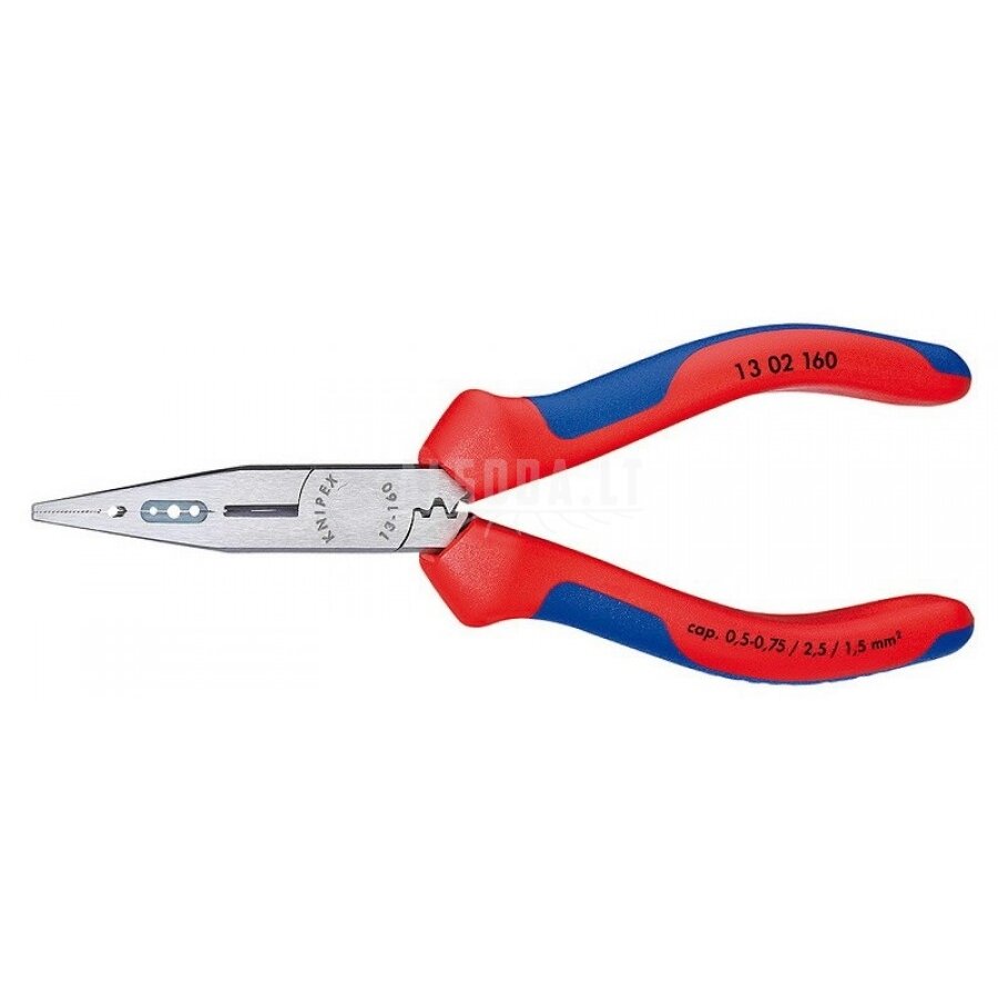 Elektrikų replės 0,5-0,75/1,5/2,5mm2, Knipex Elektrikų replės 0,5-0,75/1,5/2,5mm2, Knipex