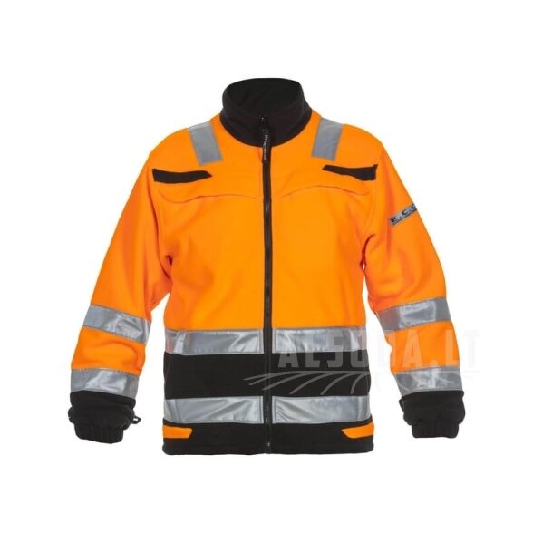 Flisinė striukė, oranžinės-juodos spalvos, M dydis, JK: 36-38/EU: 50, madinga didelio matomumo linija, Torgau, Hydrowear, 040260 Flisinė striukė, oranžinės-juodos spalvos, M dydis, JK: 36-38/EU: 50, madinga didelio matomumo linija, Torgau, Hydrowear, 040260