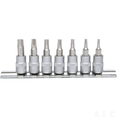 Galvučių su antgaliais kompl.1/4, TX T10-T40, KS Tools