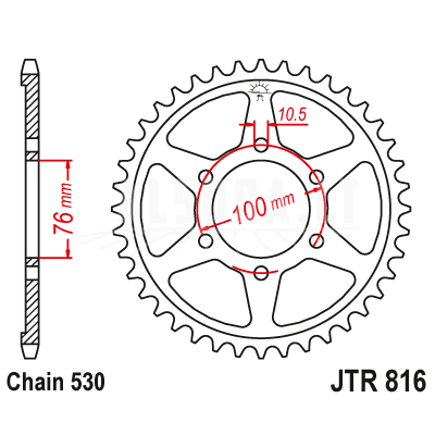 Galinė žvaigždė JTR 816-43 Galinė žvaigždė JTR 816-43
