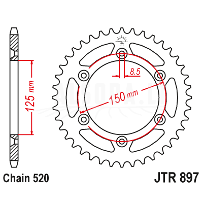 Galinė žvaigždė JTR 897.42 Galinė žvaigždė JTR 897.42