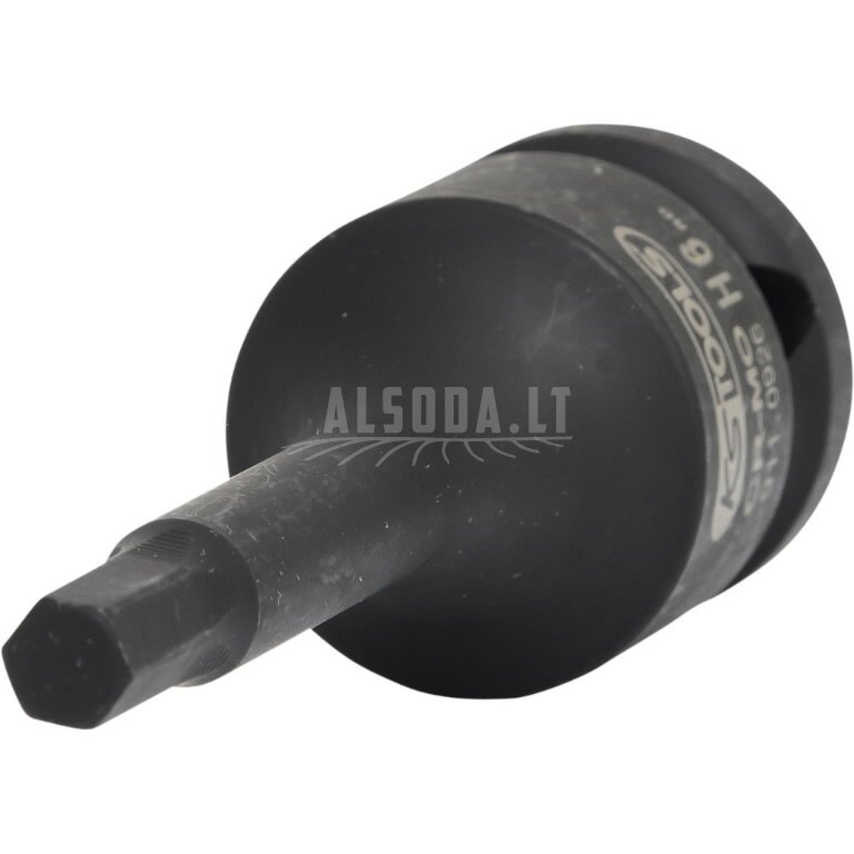 Galvutė su HEX antgaliu 6 mm, smūginė, 1/2", KS Tools Galvutė su HEX antgaliu 6 mm, smūginė, 1/2", KS Tools