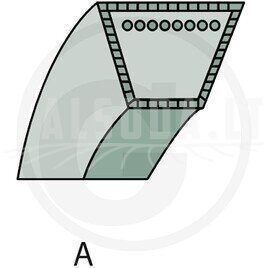 GRANIT by PIX Trapecinis V formos diržas
A tipas 12.7 x 2286 Modeliams: 604 H