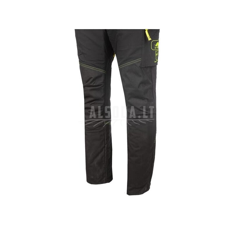 Grandininio pjūklo kelnės 32-36"/L32", gero matomumo, juodos, Progress SIP 3 Grandininio pjūklo kelnės 32-36"/L32", gero matomumo, juodos, Progress SIP 3