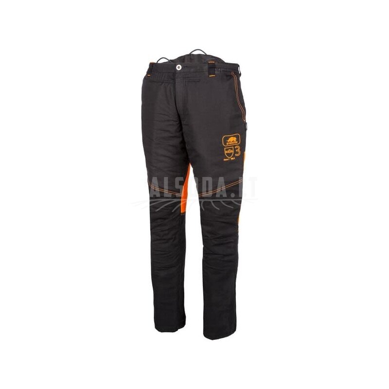 Grandininio pjūklo kelnės, pilkos, BasePro SIP 2