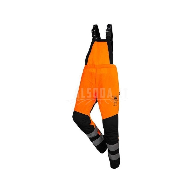 Grandininio pjūklo kombinezonas, gerai matomas oranžinis 1RH1, 3XL 3 Grandininio pjūklo kombinezonas, gerai matomas oranžinis 1RH1, 3XL 3