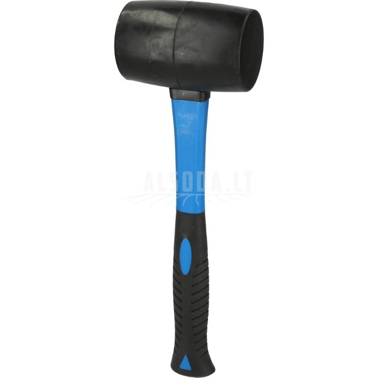 Guminis plaktukas, stiklo pluošto rankena , 56mm, 500g, KS Tools Guminis plaktukas, stiklo pluošto rankena , 56mm, 500g, KS Tools