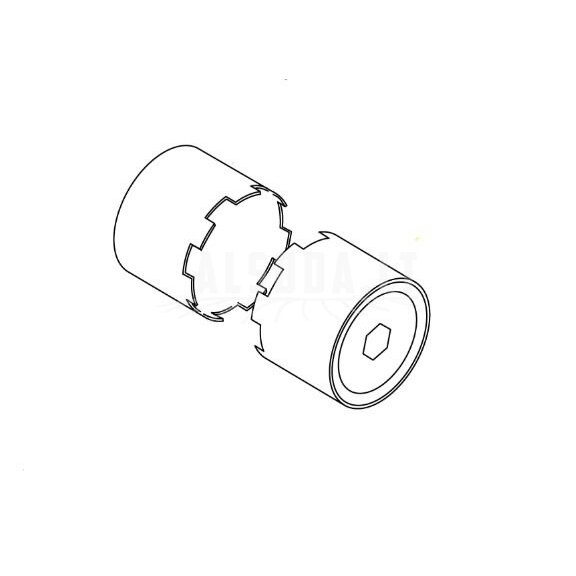 HUB,REEL SBA-PS24, Echo 1 HUB,REEL SBA-PS24, Echo 1