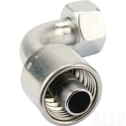 Įdėklas 90° DN16-M26x1.5