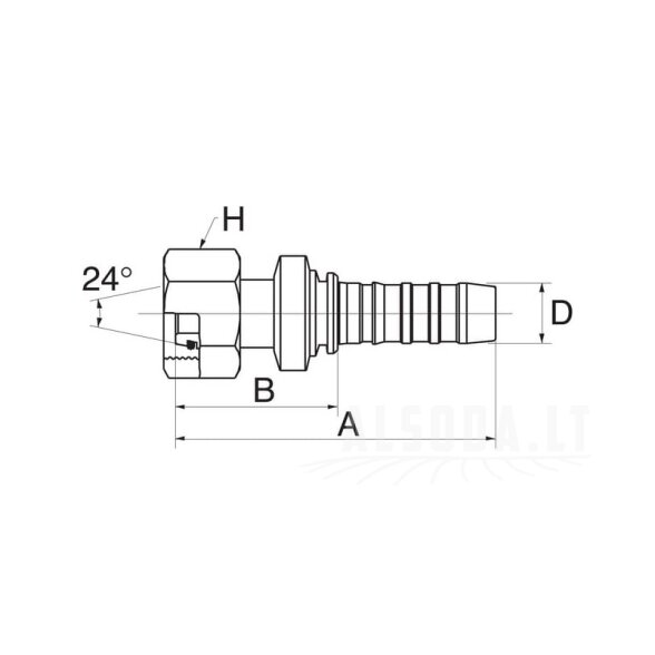 Įdėklas DN16-M30x2 1