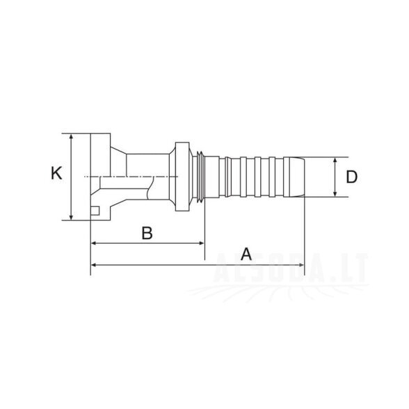 Įdėklas Komatsu DN16-34.2 1 Įdėklas Komatsu DN16-34.2 1
