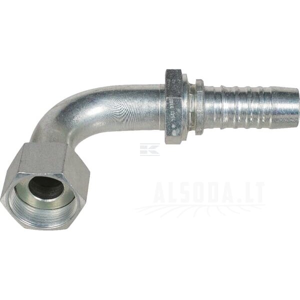 Įdėklas 90° D N25-1"7/16SAE