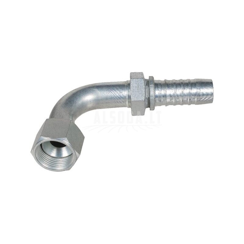 Įdėklas 90° D N20-1"3/16JIC