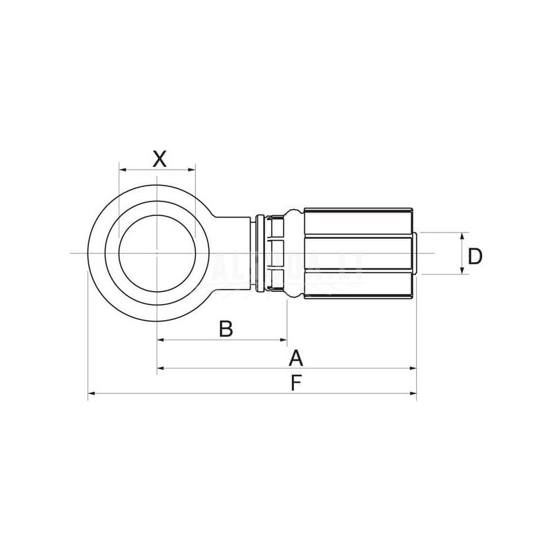 Įdėklas bandžos DN16-M22 2 Įdėklas bandžos DN16-M22 2