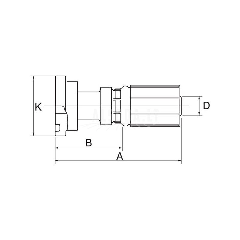 Įdėklas DN20 + 1" flanšas 2 Įdėklas DN20 + 1" flanšas 2