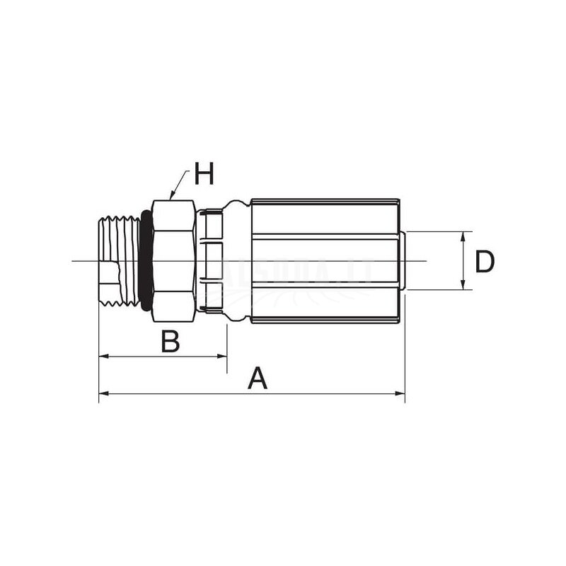 Įdėklas DN25-1"5/16 SAE 1