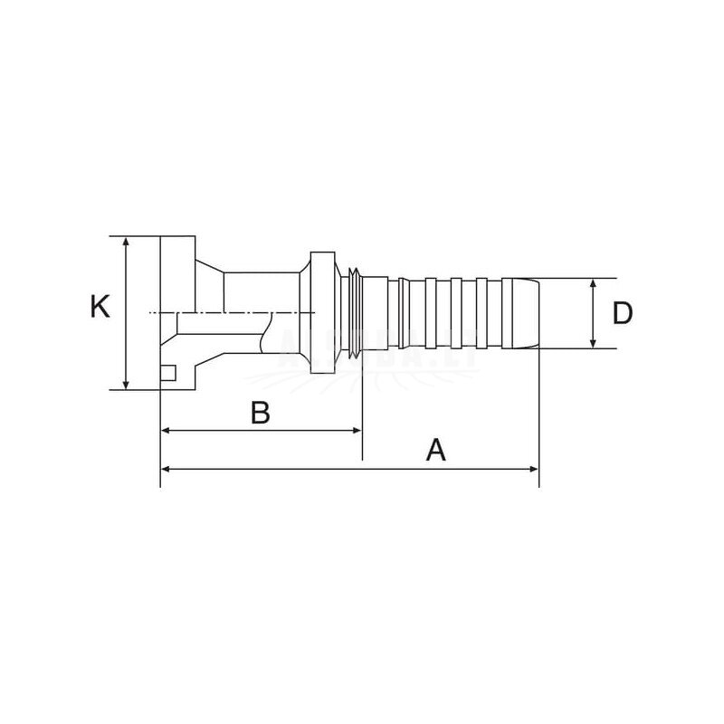 Įdėklas Komatsu DN16-34.2 1