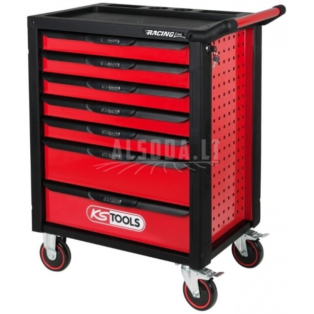 Įrankių vežimėlis RACINGline, 7 stalčiai, KS Tools 1 Įrankių vežimėlis RACINGline, 7 stalčiai, KS Tools 1