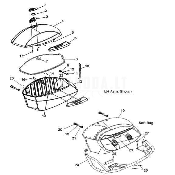 Įvorė Polaris SEAL-SADDLEBAG LOCK NR.2 (106986) 5413498 Įvorė Polaris SEAL-SADDLEBAG LOCK NR.2 (106986) 5413498