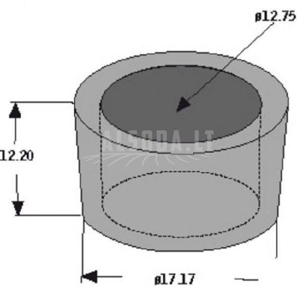 Įvorė 12.7mm 1 Įvorė 12.7mm 1