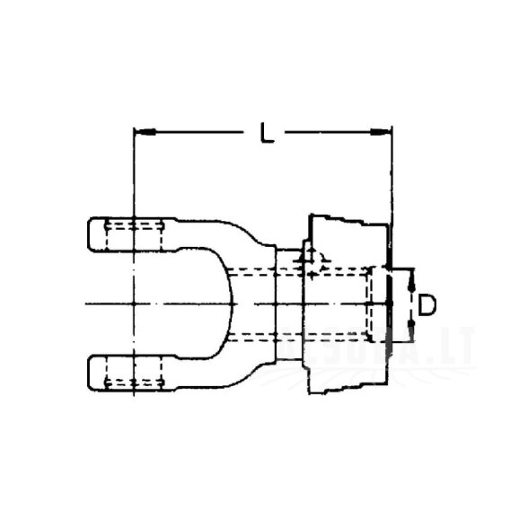 Jungtis, greito atjungimo, 25x22 mm -10 griovelių, W2100/W100E Walterscheid 1 Jungtis, greito atjungimo, 25x22 mm -10 griovelių, W2100/W100E Walterscheid 1