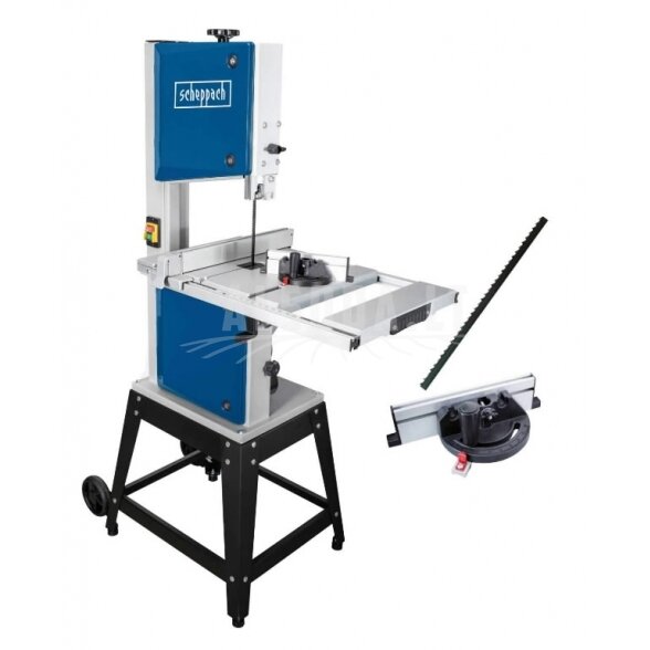 Juostinės pjovimo staklės HBS400 750W 170 mm 230V, Scheppach 10 Juostinės pjovimo staklės HBS400 750W 170 mm 230V, Scheppach 10