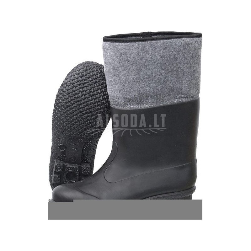 Juodi aulinukai, 8 dydis, velingtono stiliaus, gopart