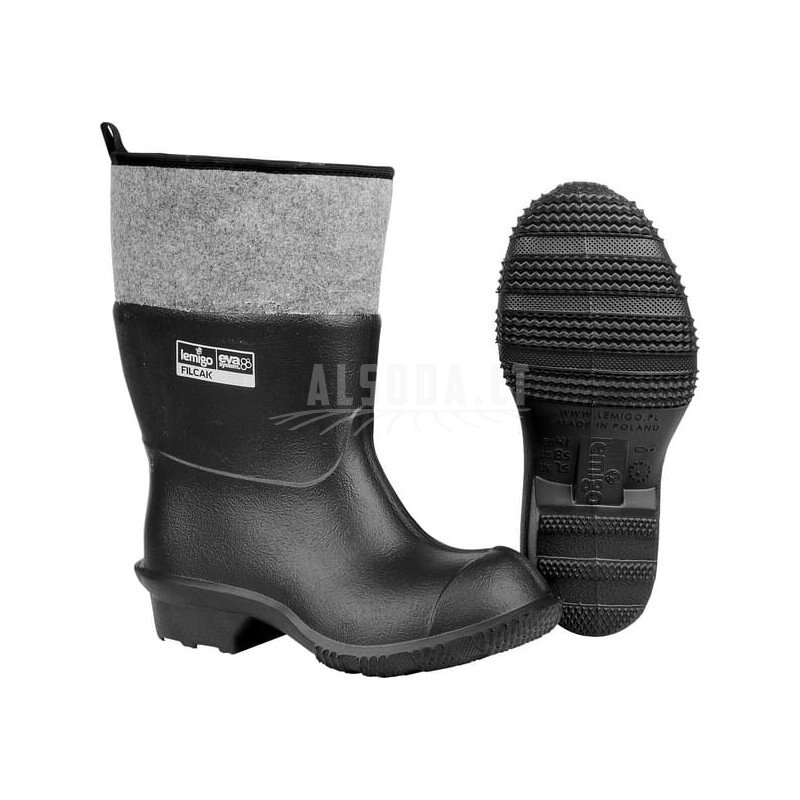 Juodi aulinukai Wellingtons, 12 dydis, Filcak Lemigo