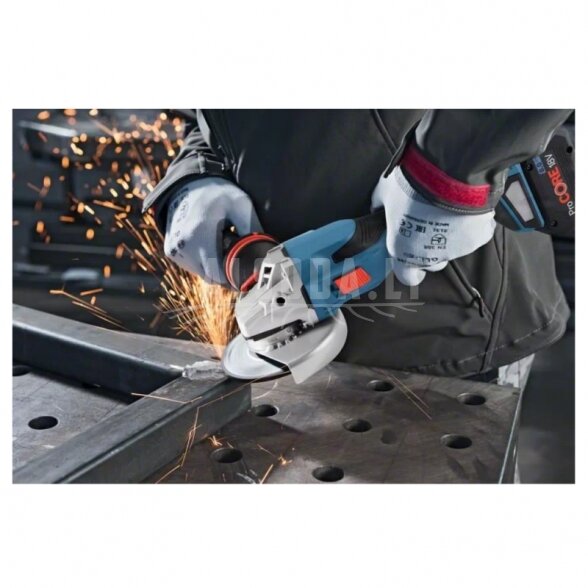 Kampinis šlifuoklis BOSCH Biturbo GWS 18V-15C 2 Kampinis šlifuoklis BOSCH Biturbo GWS 18V-15C 2