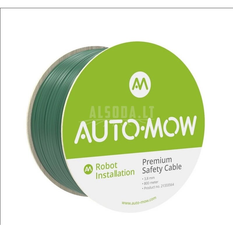 Kabelis perimetro vejos robotui 250 m 3,8mm Premium Safety 250M, Auto-Mow Kabelis perimetro vejos robotui 250 m 3,8mm Premium Safety 250M, Auto-Mow