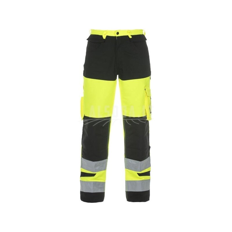 Kelnės 41-45", gero matomumo, geltonos/juodos, „Trendy High Visible Line Hydrowear“ Kelnės 41-45", gero matomumo, geltonos/juodos, „Trendy High Visible Line Hydrowear“