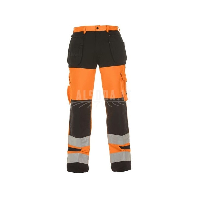 Kelnės, 4XL, gero matomumo, oranžinės/juodos, „Trendy by Hydrowear“