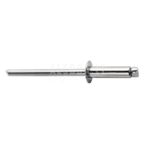 Kniedės aukštos kokybės Al 4,8x25mm 50vnt + Drill C, Rapid 2 Kniedės aukštos kokybės Al 4,8x25mm 50vnt + Drill C, Rapid 2