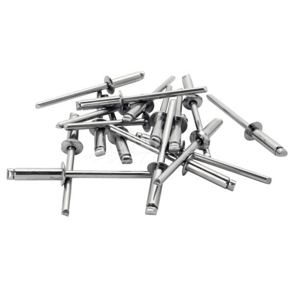 Kniedės Al 4,0x12mm 50 vnt + Drill C, Rapid 3 Kniedės Al 4,0x12mm 50 vnt + Drill C, Rapid 3