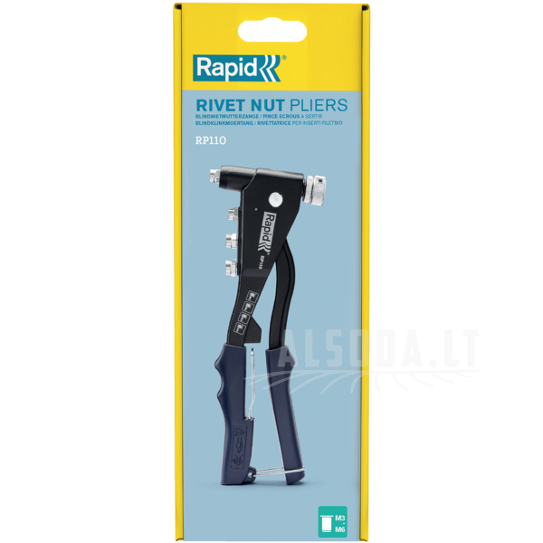 Kniediklis srieginėms kniedėms RP110, Rapid 3