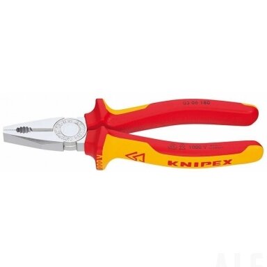 Kombinuotos replės 160 mm VDE, Knipex