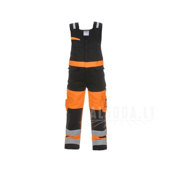 Kombinezonas, 3XL dydis, gero matomumo, oranžinis/juodas, madinga, gerai matoma tampri linija, gamintojas „Hydrowear“ Kombinezonas, 3XL dydis, gero matomumo, oranžinis/juodas, madinga, gerai matoma tampri linija, gamintojas „Hydrowear“