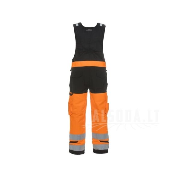 Kombinezonas, 4XL dydis, gero matomumo, oranžinis/juodas, madinga, gerai matoma tampri linija, gamintojas „Hydrowear“ 1 Kombinezonas, 4XL dydis, gero matomumo, oranžinis/juodas, madinga, gerai matoma tampri linija, gamintojas „Hydrowear“ 1