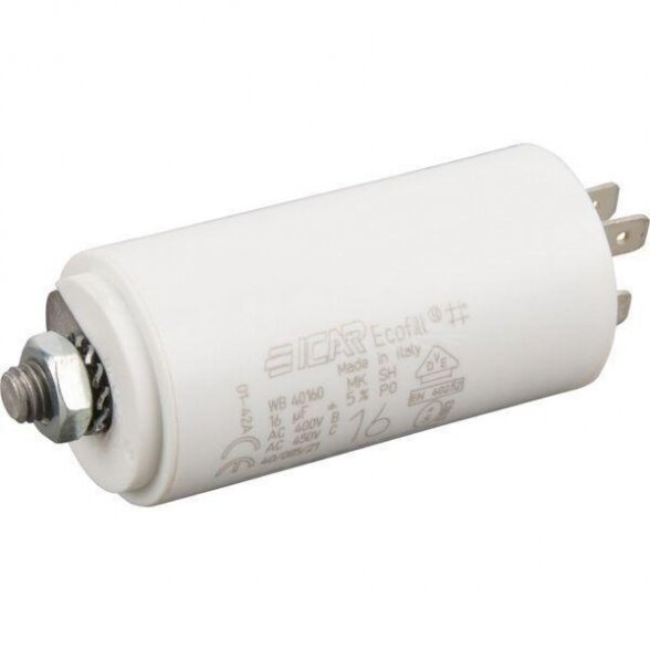 Kondensatorius 16 uF Kondensatorius 16 uF