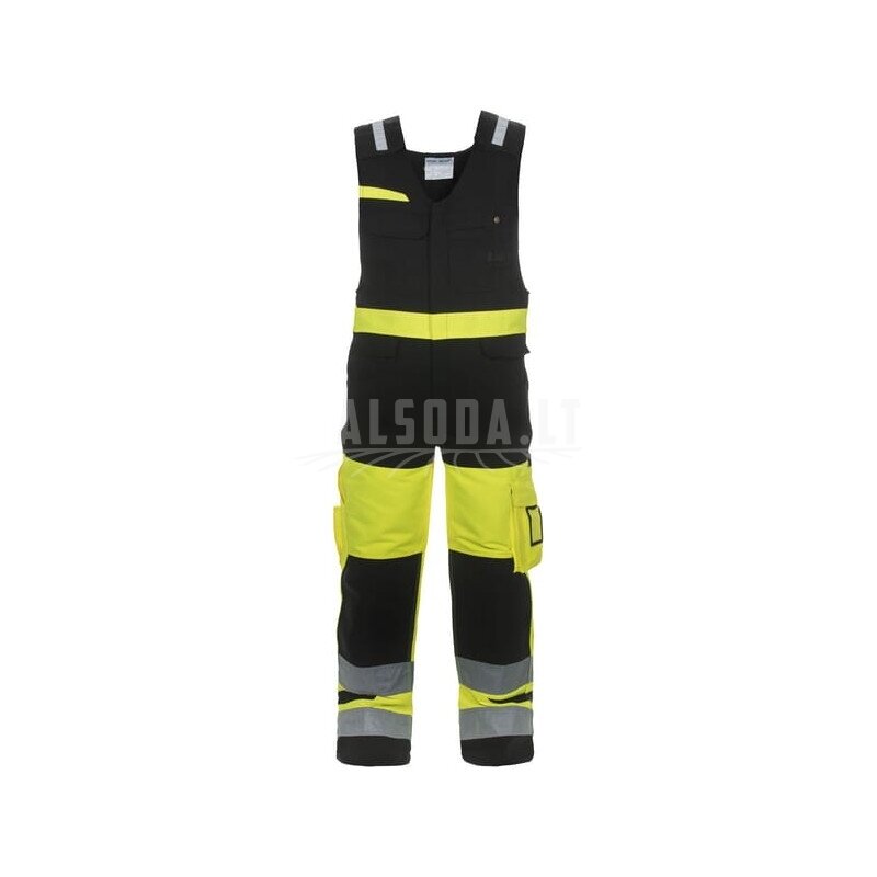 Kombinezonas, L/XL dydis, gero matomumo, geltonas/juodas, madinga, gerai matoma tampri linija, gamintojas „Hydrowear“ Kombinezonas, L/XL dydis, gero matomumo, geltonas/juodas, madinga, gerai matoma tampri linija, gamintojas „Hydrowear“