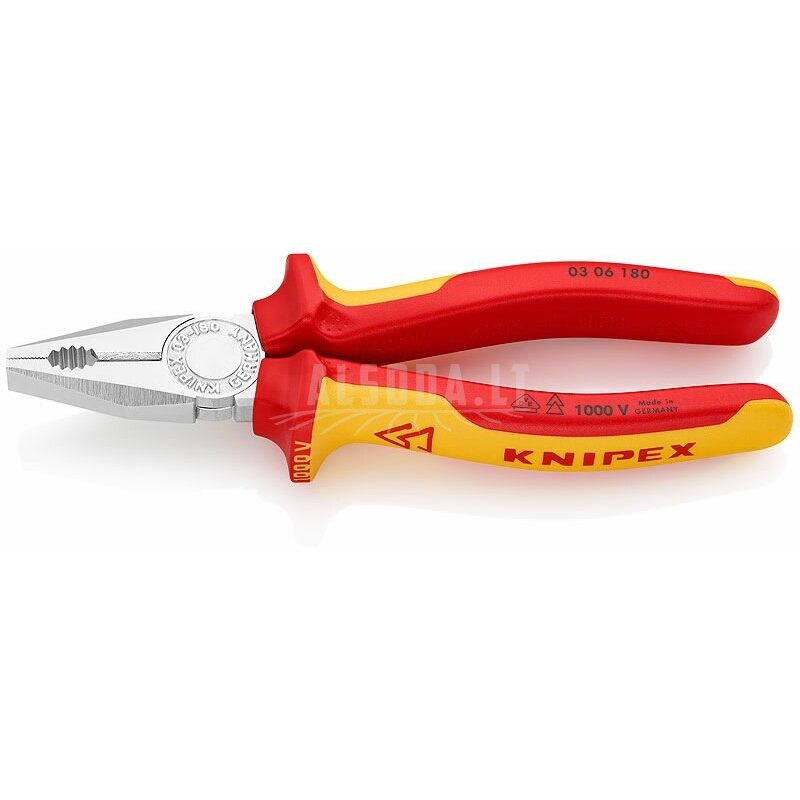 Kombinuotos replės 180 mm VDE, Knipex Kombinuotos replės 180 mm VDE, Knipex