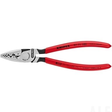 Laidų antgalių užspaudimo replės 0.25 - 16mm2, Knipex