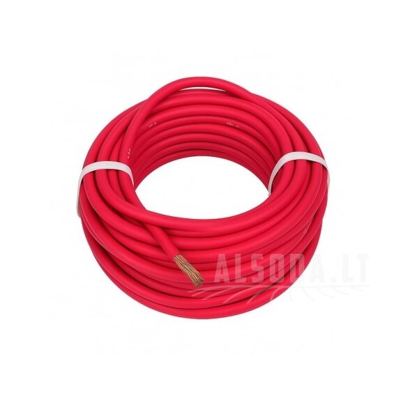 Lankstus kabelis 1x50mm² PVC, raudonas 1 Lankstus kabelis 1x50mm² PVC, raudonas 1