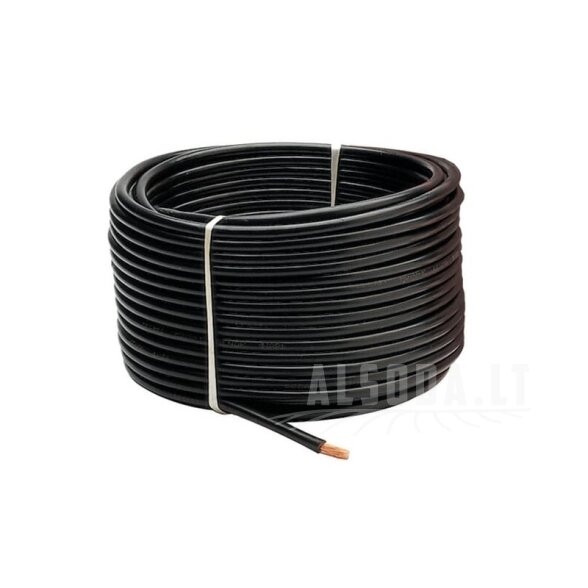Lankstus kabelis 1x70mm² PVC, juodas 1 Lankstus kabelis 1x70mm² PVC, juodas 1