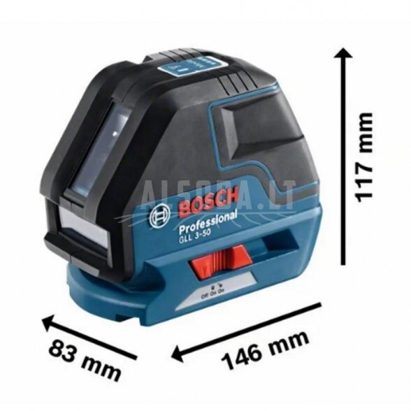 Lazerinis nivelyras BOSCH GLL 3-50 1 Lazerinis nivelyras BOSCH GLL 3-50 1