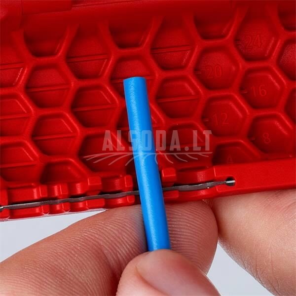 Laidų nužievinimo įrankis 0Kabeliams 0,2 / 0,3 / 0,,2-4.0mm2, Knipex 2