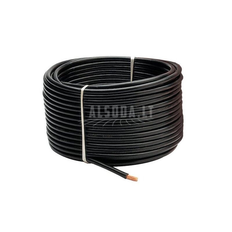 Lankstus kabelis 1x25mm² PVC, juodas 1 Lankstus kabelis 1x25mm² PVC, juodas 1
