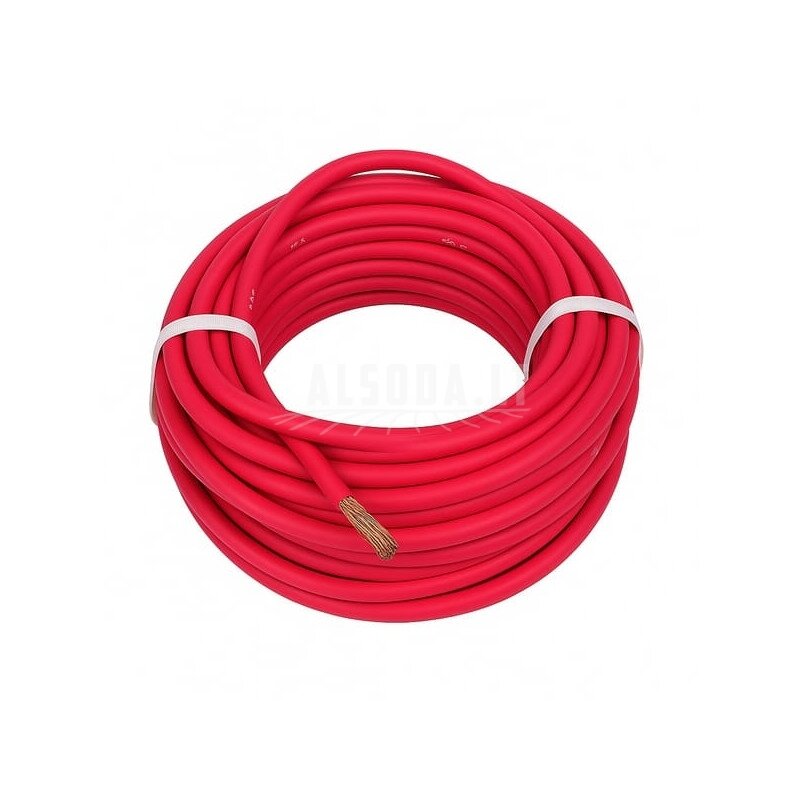 Lankstus kabelis 1x25mm² PVC, raudonas 1