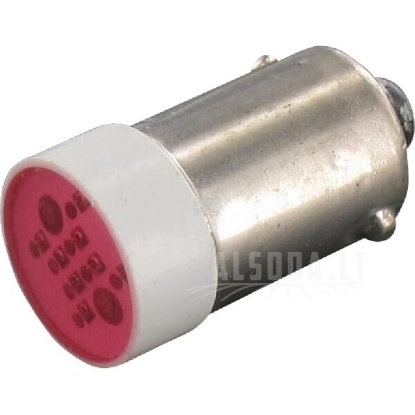 Lemputė LED 24V BA9s raudona New-Elfin Lemputė LED 24V BA9s raudona New-Elfin